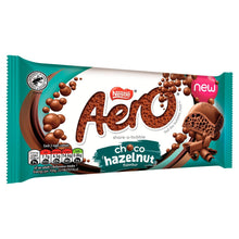 Load image into Gallery viewer, Nestle Sharing Bars, Aero Hazelnut Bubbly Milk Chocolate 15x90g (2 Pack)