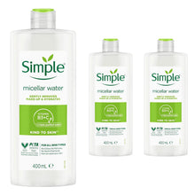 Load image into Gallery viewer, Simple Micellar Cleansing Water Hydrating Makeup Remover, 200ml or 400ml