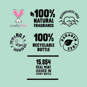 Original Source Vegan Shower Gel with 100% natural Fragrance 500ml, 6 Pack