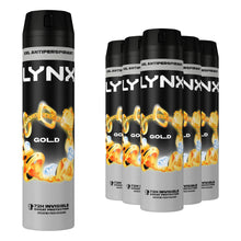 Load image into Gallery viewer, Lynx XXL Gold 72H Sweat Protection Anti-Perspirant Deodorant 6x250ml