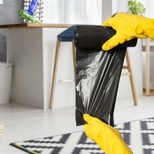 Load image into Gallery viewer, Tidyz Drawstring Refuse Sacks Bin Bags, Black 50L, 16 pack