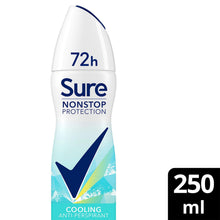 Load image into Gallery viewer, Sure Women Nonstop Protection Eucalyptus &amp; Coconut Antiperspirant Deo 250ml,6 PK