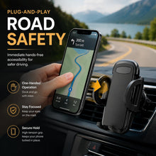Load image into Gallery viewer, Aquarius Universal Car PhoneHolder Air Vent Mount 360 Rotation Hands Free Black