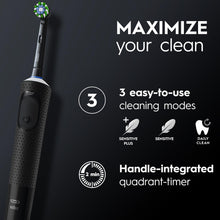 Load image into Gallery viewer, Oral-B Vitality Pro Duo Rechargeable Electric Toothbrush, Black &amp; Lilac