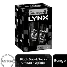 Load image into Gallery viewer, Lynx Black Duo &amp; Socks Gift Set 2 piece, Choose your pack 1,2,3 or 4