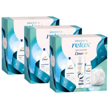 Load image into Gallery viewer, Multi Branded Dove Relax Body Collection Gift Set, Choose Pack Size 1,2,3 or 4