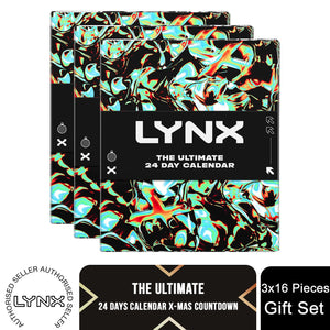 Lynx Advent Calendar 24 Day Grooming Gift Set with Shower Gel Deodorant & Sprays