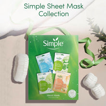 Load image into Gallery viewer, Simple Sheet Mask Collection - Hydrating &amp; Nourishing Facial Masks Gift Set