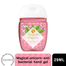 Load image into Gallery viewer, HandiGel Pocket Size Hand Sanitizers Antibacterial Gel 29ml-Magical Unicorns