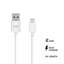 Load image into Gallery viewer, FX iPhone USB Data Cable - 1m - White