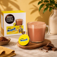 Load image into Gallery viewer, Nescafe Dolce Gusto Coffee Pods - Nesquik Hot Chocolate -  48 Drinks (3 Boxes)
