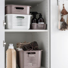 Load image into Gallery viewer, SmartStore Lightweight &amp; Durable Basket Recycled 10 Storage Box, 6L,Charcoal