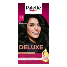 Load image into Gallery viewer, Palette Deluxe Creme Colouration 1-0 Deep Natural Black Hair Dye