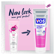 Load image into Gallery viewer, VO5 Frizz Free Air-Dry Hair Cream - Lightweight &amp; Non-Greasy Styling, 121g