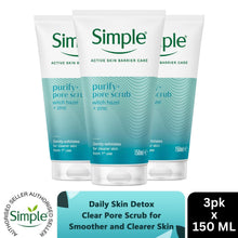 Load image into Gallery viewer, Simple Face Wash Range-Moisturising, Refreshing, Clear Pore Scrub or Glow, 150ml