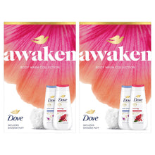 Load image into Gallery viewer, Dove Awaken Duo Advance Gift Set with Revive &amp; Anti Stress Bodywash 225ml