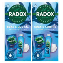 Load image into Gallery viewer, Radox Soak &amp; Soothe Bathing Collection with Muscle Soak Gel &amp; Salts Gift Set