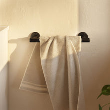 Load image into Gallery viewer, Cosmic Architect Sp Towel Bar | Circular Design | Brushed Black | Wall-Mounted