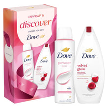 Load image into Gallery viewer, DOVE Unwrap &amp; Discover Duo Gift Set 2 piece, Choose your pack 1,2,3 or 4