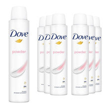 Load image into Gallery viewer, Dove Powder Anti-Perspirant with 48H Sweat Protection Deo for Women 200ml, 6pk