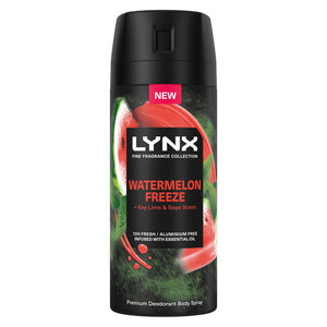 Lynx Men Deodorant Watermelon Freeze with 72Hrs Freshness 150ml, 3 Pack
