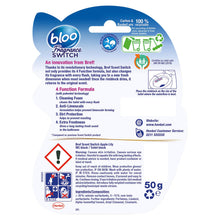 Load image into Gallery viewer, Bloo Toilet Rim Blocks Fragrance Switch Juicy Peach &amp; Sweet Apple Premium, 50g
