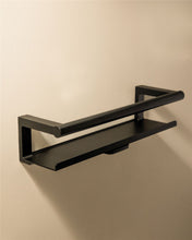 Load image into Gallery viewer, COSMIC Architect Soap Shelf + Glass Cleaner | Black | Screw Mount