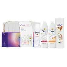 Load image into Gallery viewer, Dove Discover Deodorant, Lotion &amp; Bodywash 4Pcs Gift Set for Her with Beauty Bag