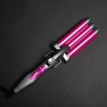 Load image into Gallery viewer, Envie 3 Barrel Hair Waver Curling Tongs with Multiple Heat Settings up to 200°C