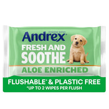 Load image into Gallery viewer, Andrex Washlets Skin Kind Flushable Toilet Wipes, 24 Packs of 36 Wipes