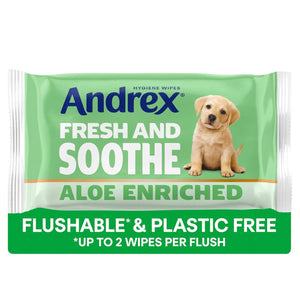 Andrex Washlets Skin Kind Flushable Toilet Wipes, 24 Packs of 36 Wipes