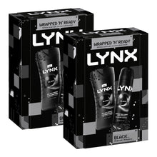 Load image into Gallery viewer, Lynx Black Duo Gift Set 2 piece, Choose Your Pack Size 1,2,3 or 4
