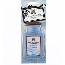Load image into Gallery viewer, Swizzels English Candle Company EC2D3 Fresh Linen Car Air Freshener, Pack of 4