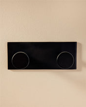 Load image into Gallery viewer, COSMIC Hook Black Matte Adhesive Measures 4.5 x 4.5 x 11 cm