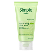 Load image into Gallery viewer, Simple Travel Facial Wash 50ml &amp; Vital Vitamin Night Cream 50ml
