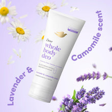 Load image into Gallery viewer, Dove Whole Body Odour Protection Deodorant Cream Lavender &amp; Camomile 75ml, 6 pk