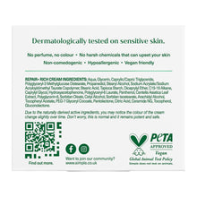Load image into Gallery viewer, Simple Repair+ Moisturiser Gentle Nourishing &amp; Soothing Daily Face Cream, 50ml