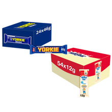 Load image into Gallery viewer, Nestle Chocolate Bar,Yorkie Chocolate Bar 24x46g &amp; Milkybar Creamy White 54x12g