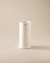 Load image into Gallery viewer, COSMIC Toothbrush holder White Matte Countertop Measures 7.5 x 7.5 x 14.5 cm