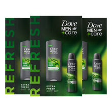 Load image into Gallery viewer, Dove Men+Care Refresh Extra Fresh Bodywash &amp; Antiperspirant 2pc Gift Set for Him