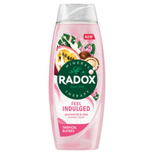Load image into Gallery viewer, 24x Radox Mineral Therapy Feel Indulged Shower Cream Passion Fruit &amp; Shea, 450ml