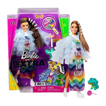 Load image into Gallery viewer, Barbie Extra Doll With Long Brunette Hair &amp; Pet Crocodile With Extra Accessories