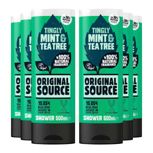 Load image into Gallery viewer, Original Source Vegan Shower Gel with 100% natural Fragrance 500ml, 6 Pack