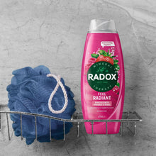 Load image into Gallery viewer, Radox Mineral Therapy Feel Radiant Shower Gel Revitalising Body Wash 675ml, 6pk