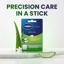 Load image into Gallery viewer, Vaseline Lip Balm Stick Aloe Vera 4g, 2 Pack Lip Therapy Moisturising Lip Care