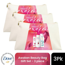 Load image into Gallery viewer, Multi Branded Awaken Beauty Bag Gift Set 3 piece, Choose your pack 1,2,3 or 4