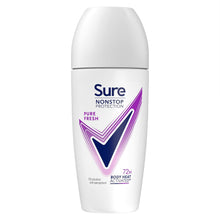 Load image into Gallery viewer, 3x Sure Women Motion Sense AP Deodorant Rollon 72H Nonstop, Pure Fresh - 50ml