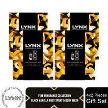 Load image into Gallery viewer, Lynx Fine Fragrance Duo Collection Black Vanilla 2 Pieces Gift Set for Him