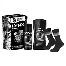 Load image into Gallery viewer, Lynx Black Duo Gift Set - Body Spray &amp; Bodywash Daily Freshness Grooming Kit