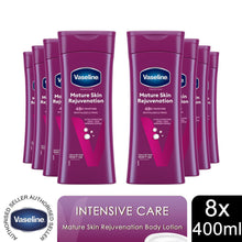 Load image into Gallery viewer, Vaseline Body Lotion Mature Skin Rejuvenation Intensive Care 400ml, 8 Pack